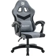 Fotele gamingowe - Fotel gamingowy DEFENDER Runa Szaro-czarny - miniaturka - grafika 1