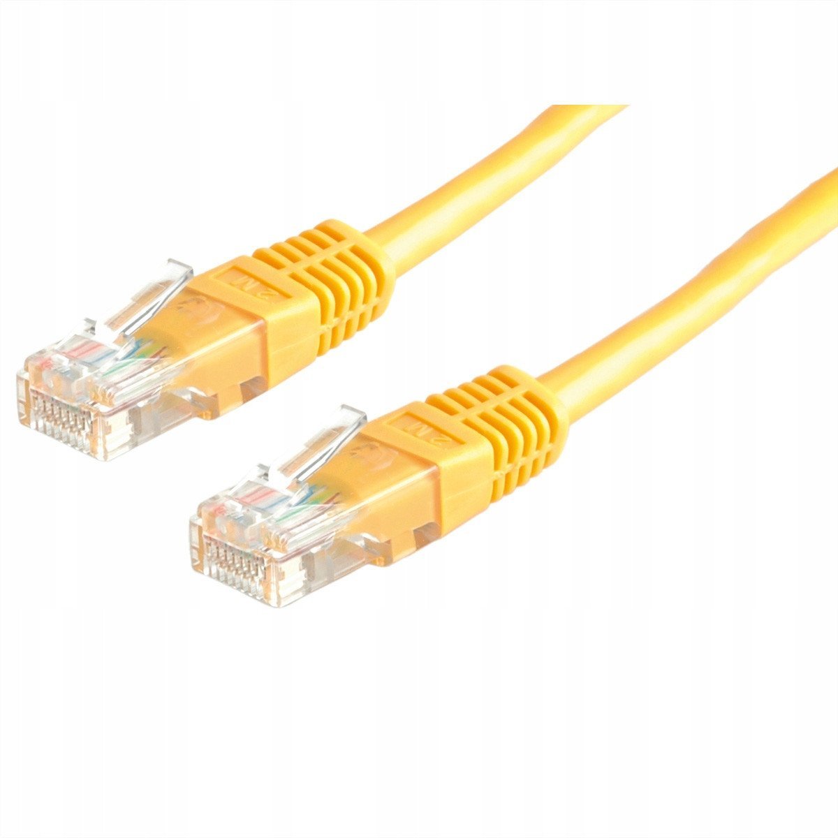 Kabel krosowy UTP, kat. 6 klasa E, żółty, 10 m