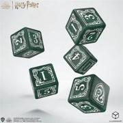 Akcesoria do gier planszowych - Harry Potter: Zestaw kości i mieszek Slytherin Q-Workshop - miniaturka - grafika 1