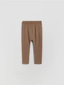 Spodenki dla niemowląt - Reserved - Bawełniane legginsy - ciemnobrązowy - miniaturka - grafika 1