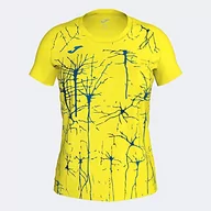 Koszulki i topy damskie - Joma Elite Ix T-shirt damski, neonowy żółty, XL - miniaturka - grafika 1