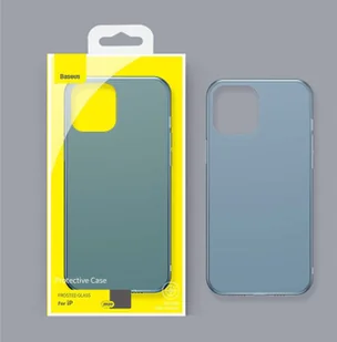 Baseus Frosted Glass Case Sztywne etui z elastyczną ramką iPhone 12 Pro Max Biały (WIAPIPH67N-WS02) WIAPIPH67N-WS02 - Etui i futerały do telefonów - miniaturka - grafika 13
