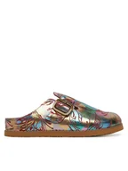 Klapki i japonki damskie - Laura Vita Klapki Brownieo 12 Srebrny - miniaturka - grafika 1