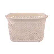 Pudła i pojemniki do przechowywania - Koszyk na klamerki Flexy beż - miniaturka - grafika 1