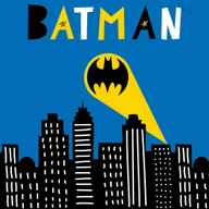 Okrycia kąpielowe dla dzieci - Ręcznik 30x50cm BATMAN - miniaturka - grafika 1