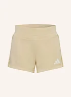 Spodenki damskie - Adidas Szorty Dresowe beige - miniaturka - grafika 1
