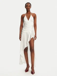 BARDOT Sukienka koktajlowa Sorella 59797DB Biały Regular Fit - Sukienki - miniaturka - grafika 1