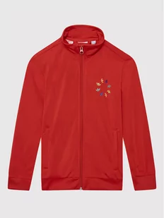 Adidas Bluza adicolor HB9460 Czerwony Regular Fit - Odzież sportowa dziecięca - miniaturka - grafika 1