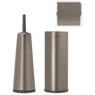 Brabantia Akcesoria toaletowe ReNew platynowe 3 el. 280641 - Akcesoria do wc - miniaturka - grafika 1