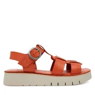 Sandały damskie - Sandały Fly London Sudyfly P145246003 Pomarańczowy - miniaturka - grafika 1