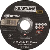Tarcze do pił - Tarcza do cięcia T41 115 x 2 x 22,23 beton KRAFTLINE PRO - miniaturka - grafika 1
