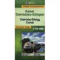 Kanał Ostródzko-Elbląski. Mapa turystyczna (skala 1:70 000) - Daunpol - Atlasy i mapy - miniaturka - grafika 1