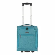 Walizki - Travelite Wózek kabinowy 2-kołowy 43 cm petrol - miniaturka - grafika 1