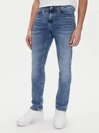 Spodnie męskie - Tommy Jeans Jeansy Scanton DM0DM21378 Niebieski Slim Fit - miniaturka - grafika 1