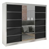 Szafki na buty - Szafa Garderoba Szafka Półki Szuflady Na Wieszaki Lustro 200x215 MIX Kolor - miniaturka - grafika 1