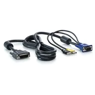 Kable miedziane - HP 1x4 KVM Console 6ft USB Cable kabel sieciowy - miniaturka - grafika 1