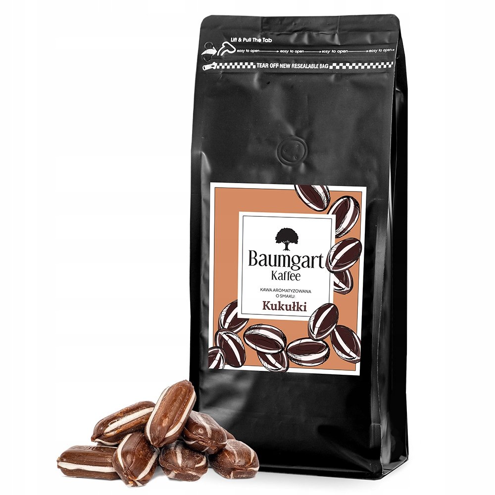 Kawa Mielona 1kg 1000g Smakowa 100% Arabica Brazylia Kukułkowa Baumgart