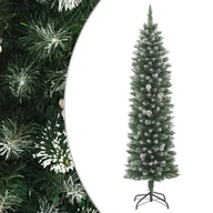 Choinki - Lumarko Sztuczna, wąska choinka ze stojakiem, 150 cm, PVC - miniaturka - grafika 1