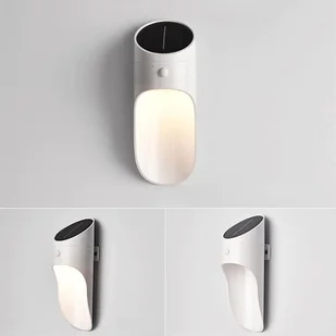 Kinkiet Lampa kinkiet zewnętrzny solarny LED z czujnikiem ruchu i zmierzchu Lampa kinkiet zewnętrzny solarny LED z czujnikiem ruchu i zmierzchu - Lampy ogrodowe - miniaturka - grafika 1