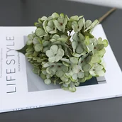 Inne - TEMU 4 szt. Sztuczne Kwiaty Hortensji w Kolorze Szałwiowym z Łodygami - Realistyczne, Długotrwałe Dekoracje do Domu, na Śluby, Imprezy i Wydarzenia - - miniaturka - grafika 1