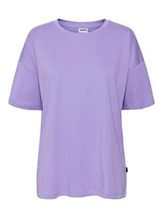 Noisy may Damska koszulka Nmida S/S O-neck Top Fwd Noos, Paisley Purple, XS - Koszulki i topy damskie - miniaturka - grafika 1