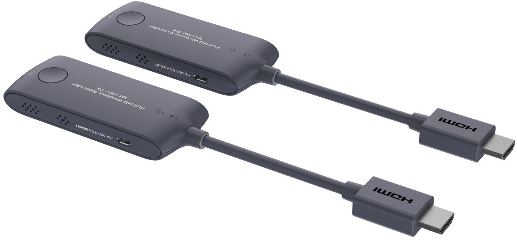 PremiumCord System przekazu sygnału AV HDMI Wireless extender Mini FULL HD 1080p na 20m Szary
