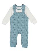 Śpiochy dla niemowląt - Lamino 2-częściowy zestaw w kolorze niebiesko-białym - miniaturka - grafika 1