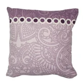 Pościel - Poszewka flanelowa 40x40 Flanela fioletowa wzory na zamek jednobarwna Matex - miniaturka - grafika 1