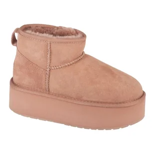 Buty Emu Australia Stinger Micro Flatform W13082-CARO różowe - Śniegowce damskie - miniaturka - grafika 1