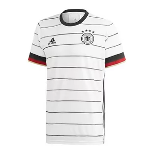 Koszulki męskie - Adidas Koszulka męska Germany Home JSY biała r S EH6105 EH6105 - grafika 1