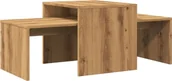 Ławy i stoliki kawowe - vidaXL Stolik kawowy Artisan dąb 100x48x40 cm materiał drewnopochodny - miniaturka - grafika 1