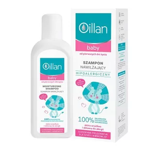 Oillan Baby Szampon Nawilżający 200ml - Kosmetyki kąpielowe dla dzieci - miniaturka - grafika 2