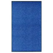 Wycieraczki - vidaXL Wycieraczka z możliwością prania, niebieska, 90 x 150 cm - miniaturka - grafika 1