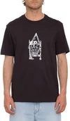 Koszulki męskie - t-shirt VOLCOM LINTELL MIRROR TEE Black - miniaturka - grafika 1