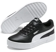 Sneakersy damskie - Buty sportowe Puma Carina L 35,5 czarne sneakersy - miniaturka - grafika 1