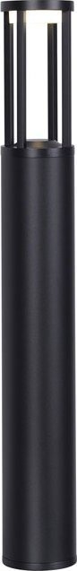 Lumes Czarna stojąca lampa zewnętrzna LED słupek - S339-Helfi