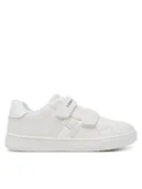 Buty dla dziewczynek - Tommy Hilfiger Sneakersy Flag Low Cut Velcro Sneaker T1A9-33726-0375 S Biały - miniaturka - grafika 1
