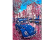 Malowanie po numerach - Obraz Malowanie Po Numerach Rama 40X50Cm Retro Garbus - miniaturka - grafika 1