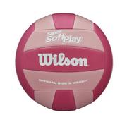Siatkówka - Piłka Do Siatkówki Wilson Super Soft Play Volleyball Pink roz 5 - miniaturka - grafika 1