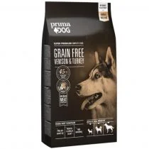 PrimaDog Bezzbożowa karma sucha z dziczyzną i indykiem dla psów dorosłych 10 kg - Sucha karma dla psów - miniaturka - grafika 1
