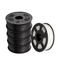 Filamenty i akcesoria do drukarek 3D - Filament ABS do drukarek 3D, średnica drutu 1,75 mm, waga 0,9 kg, ABS-4BK1WT - miniaturka - grafika 1