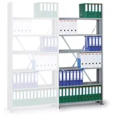 Szafy i regały magazynowe - B2B Partner regał archiwalny z bocznymi ścianami 277030 - miniaturka - grafika 1