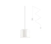 Lampy sufitowe - Redo 01-1821 - Żyrandol na lince DODO 1xE27/15W/230V biały - miniaturka - grafika 1