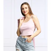 Koszulki i topy damskie - Superdry Top ESSENTIAL | Cropped Fit - miniaturka - grafika 1