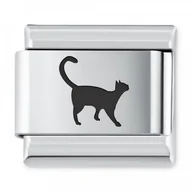 Charmsy - Murrano ITALIAN CHARMS Symbole Zwierzęta Kot IH-237 - miniaturka - grafika 1