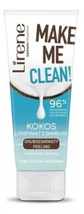 Lirene Make Me Clean! peeling do twarzy Kokos & Ekstrakt z bambusa 75ml - Peelingi i scruby do twarzy - miniaturka - grafika 1