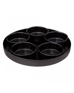 Zestaw do Przekąsek Zestaw do Serwowania Black - Deski do krojenia - miniaturka - grafika 1