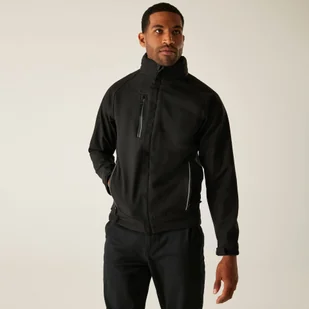 Regatta Professional Męski softshell przeciwdeszczowy Apex Czarny, Rozmiar: XL - Kurtki i kamizelki sportowe męskie - miniaturka - grafika 1