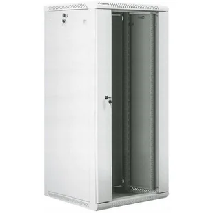 Lanberg Szafa 19" 27U, 600x600, szara, FLAT PACK WF01-6627-10S - Szafy rack - miniaturka - grafika 1