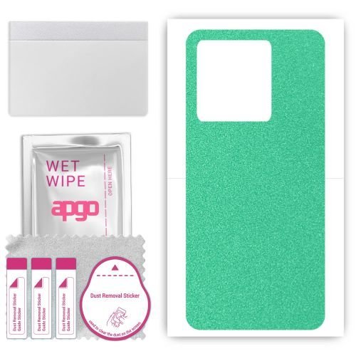 folia naklejka skórka strukturalna na TYŁ do Infinix Note 40 5G - Seledynowy Pastel Matowy - apgo SKINS